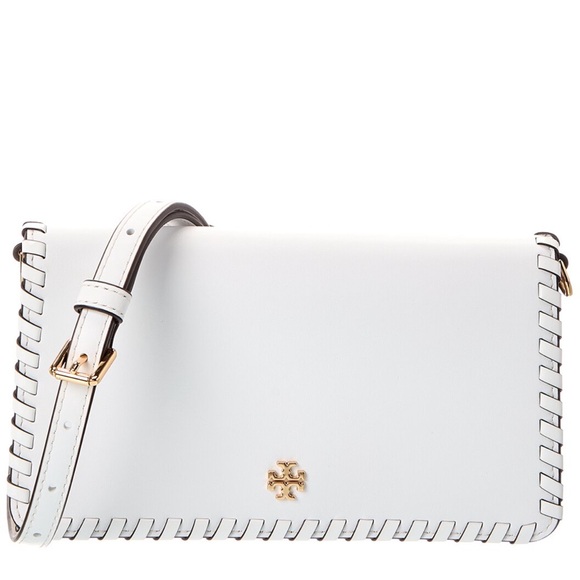 Tory Burch Handbags - Tory Burch White Shoulder Bag with Gold Details